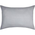 Stof - taie d'oreiller - 50 x 70 cm - 100% coton certifi� - gris souris