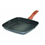 Stoneline back to nature poêle - grill 28 x 28 cm, avec 2 becs verseurs Stoneline back to nature poêle - grill 28 x 28 cm, avec 2 becs verseurs