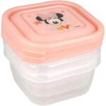 Stor lot 3 bo�tes alimentaires plastique disney minnie pour petits enfants, id�ales transporter nourriture ...
