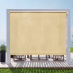 Store enrouleur extérieur 120x240cm en hdpe, bloque 90% des uv, protection solaire et vent, intimité ... Store enrouleur extérieur 120x240cm en hdpe, bloque 90% des uv, protection solaire et vent, intimité ...
