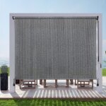 Store enrouleur extérieur 150x240cm en hdpe, bloque 90% des uv, protection solaire et vent, intimité ... Store enrouleur extérieur 150x240cm en hdpe, bloque 90% des uv, protection solaire et vent, intimité ...