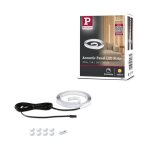 Strip led panneau acoustique extension 2, 4m 3000k noir