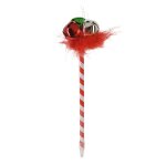 Stylo bille fantaisie nol plume cloche 23cm