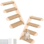 Subzonal - lot de 2 murs d'escalade, mur d'escalade, pour chat, avec corde en jute, meuble d'escalade, ...