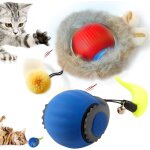 Subzonal - 2 pi�ces jouet interactif pour chats, jouet chat, intelligent jouet pour chat interieur, jouet ...