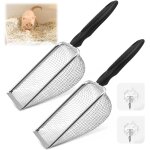 Subzonal - 2 pi�ces pelle a litiere chat, metal cat litter scoop avec 2 crochet, pelle a liti�re pour ...