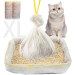 Subzonal - lot de 20 sacs a litire pour chat - 94 x 46 cm - sacs a litire jumbo rsistants a la dchirure ...