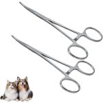 Subzonal - 2pcs dcrocheur a hameon, pince a lancer, ttes courbes, pince hmostatique pour chats et ...