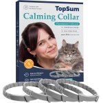 Subzonal - lot de 4 colliers apaisants pour chats : rglables et impermables, soutient un comportement ...