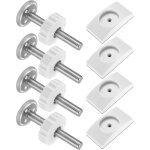 Subzonal - 4 tiges filetes 4 protecteur mural de barrire de scurit pour bb, tige filete pour barrire ...