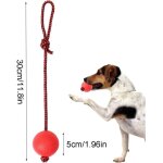 Subzonal - 4pcs jouet de lancer de corde, jouet chien balle corde, jouets pour chien avec corde de balle ...