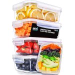 Subzonal - lot de 5 boîtes alimentaires en verre pour préparation des repas - réutilisables, sans bpa ... Subzonal - lot de 5 boîtes alimentaires en verre pour préparation des repas - réutilisables, sans bpa ...