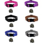 Subzonal - 6 ensembles (6 cloches 6 colliers) de colliers rflchissants pour chvre avec clochette en ...