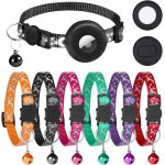Subzonal - 8pcs collier chat airtag, r�fl�chissant, collier chaton anti etranglement et cloche, r�glable ...