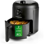 Subzonal - air fryer de 2, 3l friteuse  air chaud avec minuterie & cran tactile 8 fonctions & 7 programmes ...