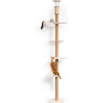 Subzonal - arbre a chat murale, hauteur adjustable 205 - 271 cm tour de sol au plafond avec poteau a ...