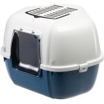 Subzonal - bac litiere pour chat, maison de toilette pour chat, bac a litière d'angle, 2 filtres a charbon ... Subzonal - bac litiere pour chat, maison de toilette pour chat, bac a litière d'angle, 2 filtres a charbon ...