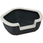Subzonal - bac litiere pour chat, maison de toilette pour chat, bac a litière d'angle, avec bords hauts ... Subzonal - bac litiere pour chat, maison de toilette pour chat, bac a litière d'angle, avec bords hauts ...