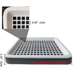 Subzonal - bac a liti�re pour cochon d'inde avec grille, bac a liti�re pour rat pour cage, toilettes ...