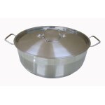 Subzonal - baumalu, mijoteuse avec couvercle, en inox de qualité professionnelle, finition brossée, poignées ... Subzonal - baumalu, mijoteuse avec couvercle, en inox de qualité professionnelle, finition brossée, poignées ...