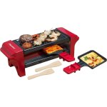 Subzonal - bestron appareil a raclette, mini grill pour 1  2 personnes, avec 2 polons et 2 spatules, ...