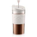 Subzonal - bodum 11102 - 913s mug à piston isotherme couvercle à clapet, blanc, transparent, 0, 35 l, ... Subzonal - bodum 11102 - 913s mug à piston isotherme couvercle à clapet, blanc, transparent, 0, 35 l, ...