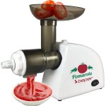 Subzonal - bp. 720 presse tomates electrique et filtre, blanc, 300 w