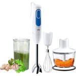 Subzonal - braun mq3035 sauce mixeur plongeant avec variateur gris / blanc 700 w