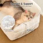 Subzonal - canap� d'int�rieur pour chat et chaton avec housse amovible lavable et fond antid�rapant pour ...