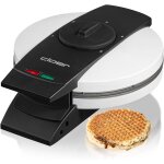 Subzonal - cloer 1641s gaufrier stroop pour gaufres stroop hollandaises, 850 w, plaques de cuisson 14, ...
