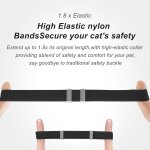 Subzonal - collier airtag pour chat, extensible, avec support apple air tag, lger et confortable, collier ...