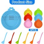 Subzonal - couvercle boite de conserve, 6pcs couvercle silicone alimentaire, rutilisables taille universelle ...
