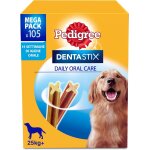 Subzonal - dentastix snack pour l'hygine buccale (grand chien 25 kg), 270 g 105 pices - 15 botes de ...