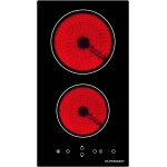 Subzonal - domino, plaque de cuisson lectrique vitroceramique, 3 000 watts, 9 niveaux de puissance, ...