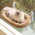 Subzonal - elegant hamac pour chat pliable - hamac chat fenetre avec rversible et lavable lit pour, ...