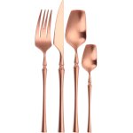 Subzonal - ensemble de couverts en or mat - ensemble de 4 couverts en acier inoxydable avec cuill�res, ...