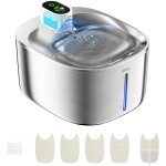 Subzonal - fontaine a eau chat, 4, 1 l fontaine a eau chat sans fil inox detecteur de mouvement, distributeur ... Subzonal - fontaine a eau chat, 4, 1 l fontaine a eau chat sans fil inox detecteur de mouvement, distributeur ...