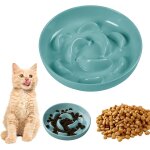 Subzonal - gamelle anti glouton chat, couleurs pastel gamelle anti glouton 16 x 16 x 3. 2 cm conception ...