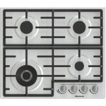 Subzonal - gm663xb plaque de cuisson  gaz, 4 zones de cuisson, largeur 60 cm, brleur wok double couronne ...