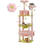 Subzonal - grand arbre a chat hauteur 184 cm, multi - niveaux avec 7 poteaux a griffer, 1 griffoir au ...