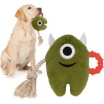 Subzonal - grand chien grincement jouet a mcher, jouet en peluche pour chien agressif mcheur durable ...