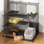 Subzonal - grande cage pour chat, enclos d'int�rieur pour chat avec balcon, parc pour animaux de compagnie, ...