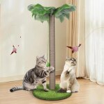 Subzonal - griffoir pour chat, arbre a chat 85 cm, griffoir chats avec corde de sisal natual d'intrieur ...