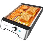 Subzonal - grille - pain plat horizontal niceslice - bread toaster en acier inoxydable à 3 résistances, ... Subzonal - grille - pain plat horizontal niceslice - bread toaster en acier inoxydable à 3 résistances, ...