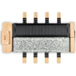 Subzonal - h. koenig appareil  raclette 8 personnes wod360, fromage, fondue, pierre granit et bois naturel, ...