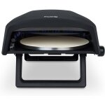 Subzonal - h. koenig four  pizza  gaz gino640, en acier inoxydable, 32 cm, surface rotative  360 degrs, ...