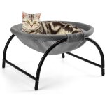 Subzonal - hamac surlev pour chat, lit surlev avec filet amovible et lavable, pour l'intrieur et ...