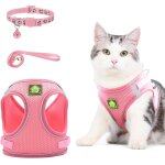 Subzonal - harnais chat, harnais pour chat avec laisse gilet r�fl�chissant avec collier pour chat, collier ...