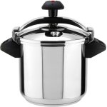 Subzonal - inoxtar - autocuiseur traditionnel 10l, acier inoxydable 18 / 10, induction, cuisson saine, ...
