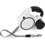 Subzonal - laisse chien rétractable, 5 m laisse chien enrouleur avec lampe de poche led, support sac ... Subzonal - laisse chien rétractable, 5 m laisse chien enrouleur avec lampe de poche led, support sac ...